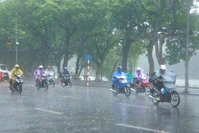 Dự báo thời tiết ngày 12/9/2023:Hà Nội, Bắc Bộ mưa, cục bộ có mưa rất to