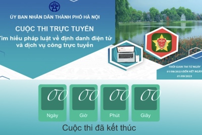 1,5 triệu người thi tìm hiểu định danh điện tử và dịch vụ công trực tuyến