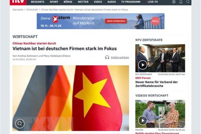Báo Đức: Việt Nam ngày càng thu hút các doanh nghiệp của Đức 