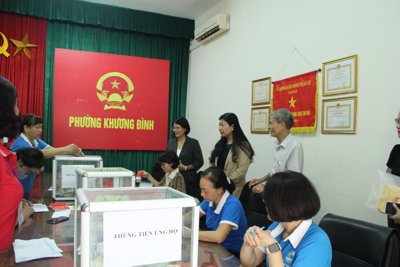 Kiểm tra công tác tiếp nhận hỗ trợ nạn nhân vụ cháy tại quận Thanh Xuân