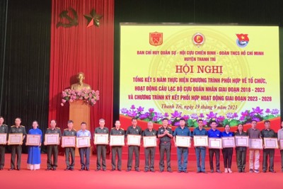 Hội Cựu chiến binh huyện Thanh Trì giúp nhau vươn lên trong cuộc sống