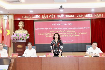 Hà Nội: Phấn đấu kết thúc dự án đường Vành đai 1 vào năm 2024