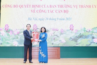 Chuẩn y ông Lưu Ngọc Hà giữ chức Bí thư Quận uỷ Bắc Từ Liêm