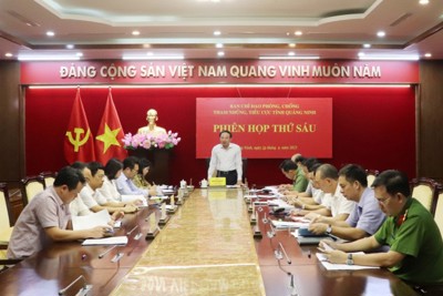 Quảng Ninh: Ban Chỉ đạo phòng chống tham nhũng khởi tố nhiều vụ án kinh tế