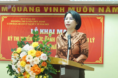 Sở Y tế Hà Nội thi tuyển chức danh lãnh đạo 5 đơn vị