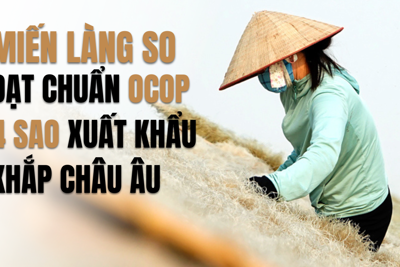 Đưa miến truyền thống Làng So ra thế giới