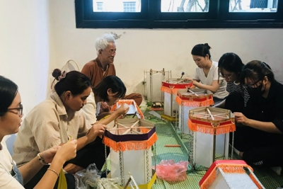 Trải nghiệm múa lân, rước đèn Trung thu tại Bảo tàng Dân tộc học Việt Nam