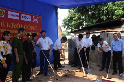 Báo Kinh tế & Đô thị khởi công xây nhà tình nghĩa tại Nghệ An