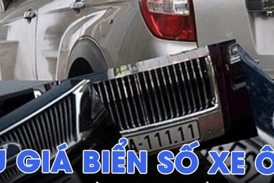 Bất ngờ trúng đấu giá biển số xe với giá 40 triệu đồng