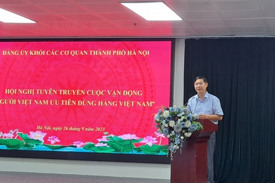 Hà Nội: Tuyên truyền ưu tiên dùng hàng Việt tới đông đảo cán bộ, công chức