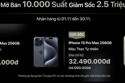 Sở Hữu Ngay iPhone 15 Series Trúng 100 Triệu Tại Thế Giới Di Động