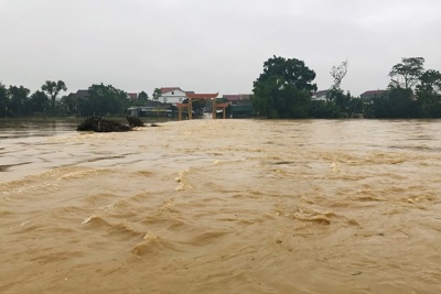 Hà Tĩnh: Khẩn trương ứng phó, khắc phục hậu quả mưa lũ