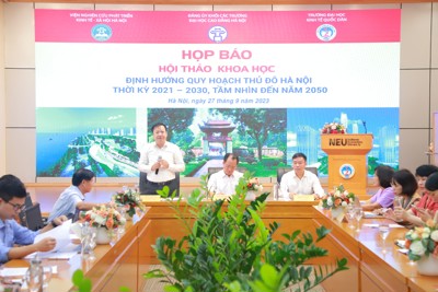 Hàng trăm đại biểu tham gia hội thảo khoa học định hướng Quy hoạch Thủ đô