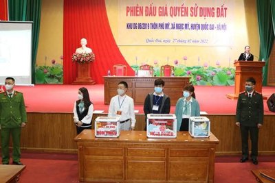 Tháng 10, đấu giá đất ở 4 dự án trọng điểm tại huyện Quốc Oai