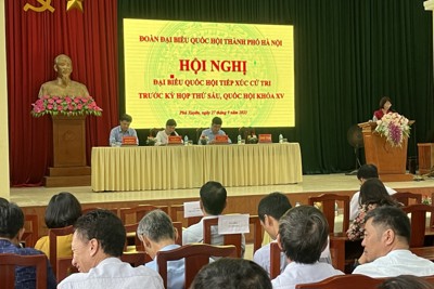 Cử tri huyện Phú Xuyên quan tâm đến đầu tư xây dựng đường giao thông