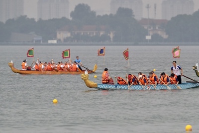Giải Bơi chải Thuyền rồng Hà Nội mở rộng năm 2023 diễn ra vào ngày 7/10