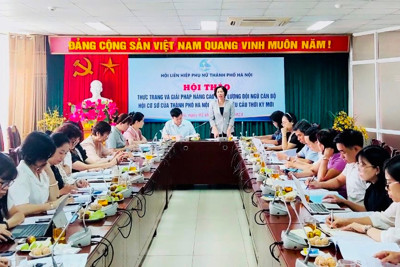 Nâng cao chất lượng đội ngũ cán bộ Hội Phụ nữ Thành phố Hà Nội