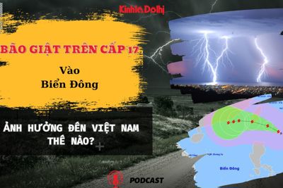 Bão giật trên cấp 17 đang vào Biển Đông ảnh hưởng đến Việt Nam thế nào?