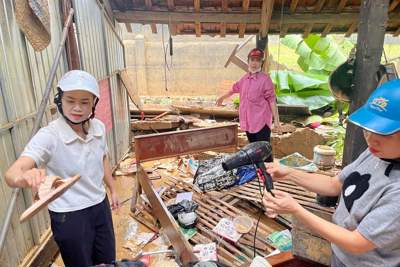 Nghệ An: Chung tay cùng huyện Quỳ Châu khắc phục thiệt hại nặng sau mưa lũ