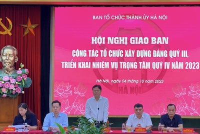 Hà Nội sẽ tổng kiểm tra thực hiện các quy định mới về xây dựng Đảng
