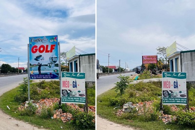 Quảng Bình: Tháo dỡ nhiều hạng mục tại sân tập golf trên đất ao hồ