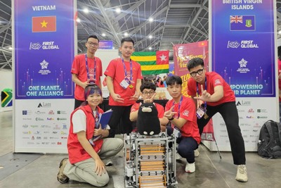 Học sinh Hà Nội giành Huy chương Vàng cuộc thi Robot thế giới 2023