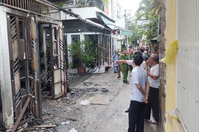 2 cháu bé tử vong trong vụ cháy nhà lúc rạng sáng ở Đà Nẵng