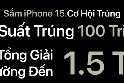 Sở hữu ngay iPhone 15 tại TopZone để có cơ hội trúng giải thưởng 100 triệu