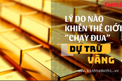 Lý do nào khiến thế giới “chạy đua” dự trữ vàng?