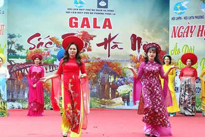 Quận Hà Đông: Gala Thu Hà Nội lan tỏa tình yêu áo dài truyền thống