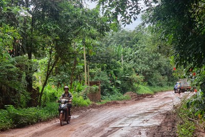 Xã An Phú, huyện Hớn Quản (tỉnh Bình Phước): Cần một con đường khang trang hơn