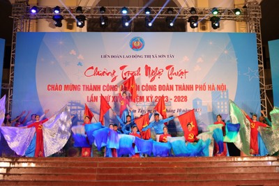 Chương trình nghệ thuật đặc sắc chào mừng Đại  hội Công đoàn TP Hà Nội