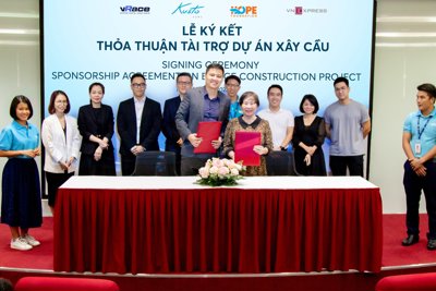 Kusto Home ký kết tài trợ dự án xây cầu cùng Hope Foundation 