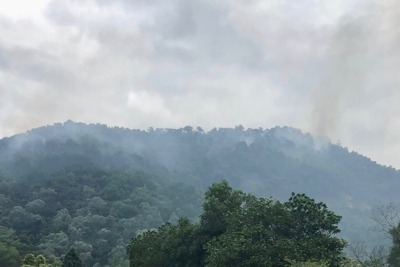 Hà Nội: Cháy rừng liên tiếp thiêu rụi 52.000m2 thảm thực bì tại huyện Sóc Sơn