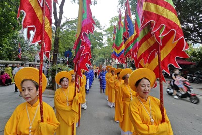 Quận Ba Đình: Kỷ niệm ngày hoá của Đức Thánh Huyền Thiên Trấn vũ