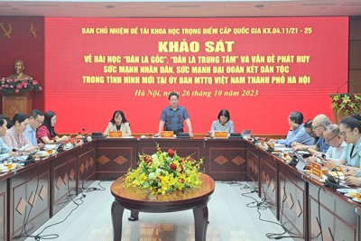 Khảo sát tại Hà Nội: Người dân đồng thuận với các quyết sách của Thành phố