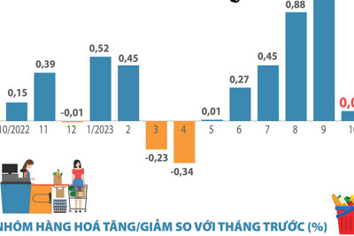 Chỉ số giá tiêu dùng tháng 10/2023 tăng nhẹ