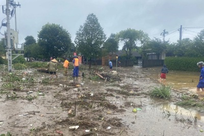 Hà Tĩnh: Khẩn trương khắc phục lũ lụt