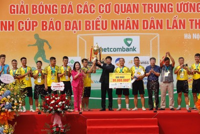 16 đội bóng tranh tài Giải bóng đá các cơ quan T.Ư mở rộng năm 2023