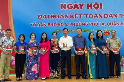 Tổ dân phố 5 Phú La (quận Hà Đông): 100% hộ đạt Gia đình văn hóa