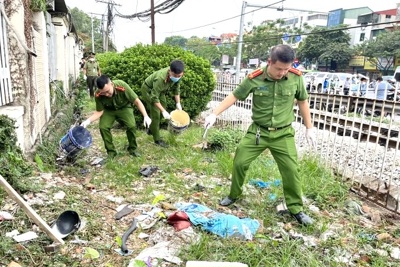 Xoá “bãi đáp” của con nghiện tại khu vực cổng Bệnh viện Bạch Mai
