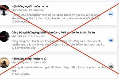 Ngăn chặn hơn 50 hội nhóm Facebook hướng dẫn cách bùng nợ và tự tử