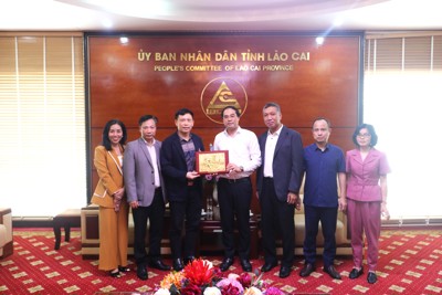 Báo Kinh tế & Đô thị gặp gỡ, giao lưu với UBND tỉnh Lào Cai