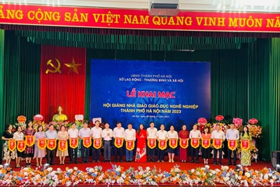 133 nhà giáo tranh tài tại Hội giảng Nhà giáo giáo dục nghề nghiệp Hà Nội