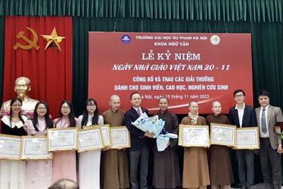 Giải thưởng Nguyễn Ngọc San vinh danh 13 sinh viên, học viên xuất sắc