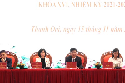 Cử tri huyện Thanh Oai kiến nghị những vướng mắc tại Khu đô thị Thanh Hà