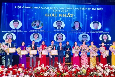 130 nhà giáo đạt giải Hội giảng Nhà giáo giáo dục nghề nghiệp TP Hà Nội