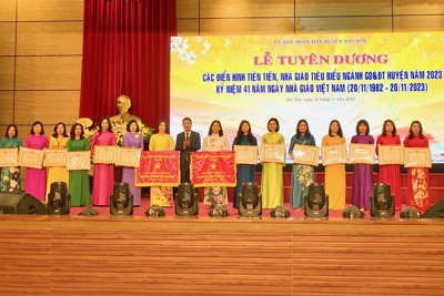 Huyện Sóc Sơn: 23 tập thể, cá nhân nhận Bằng khen của UBND TP Hà Nội