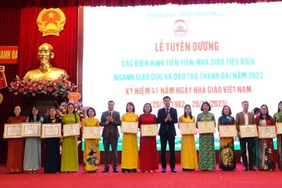 Huyện Thanh Oai, vinh danh nhiều nhà giáo tiêu biểu