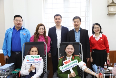 Lan tỏa phong trào hiến máu tình nguyện tại quận Hoàn Kiếm